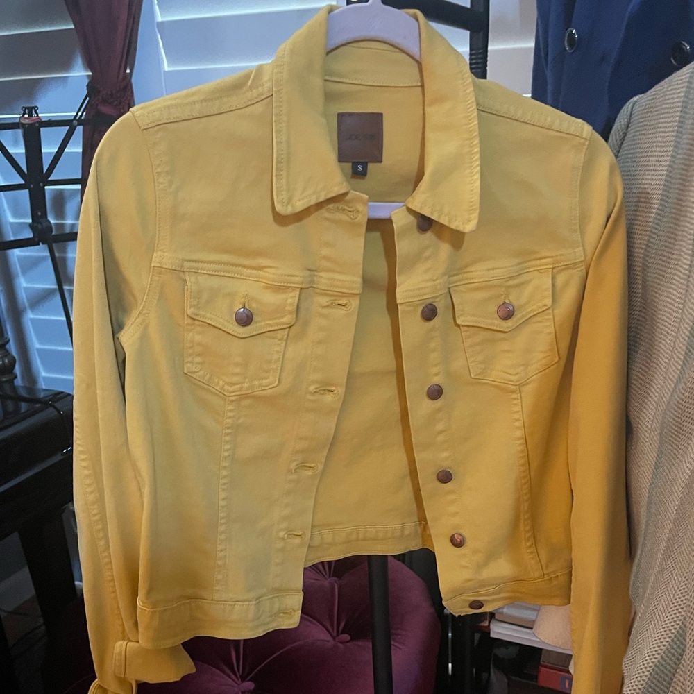 Joe's Jeans Mustard Yellow Denim Jacket